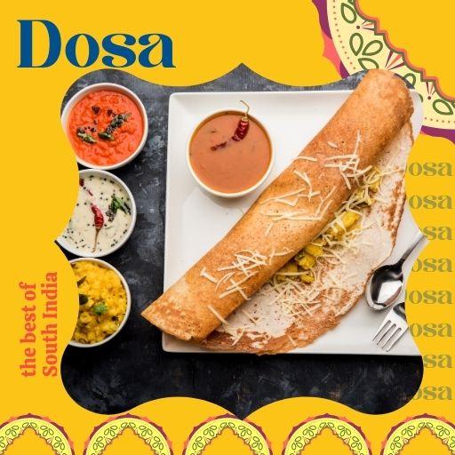 Buy 2 & Get 1 Free! Dosa/ Utapama-Dinner