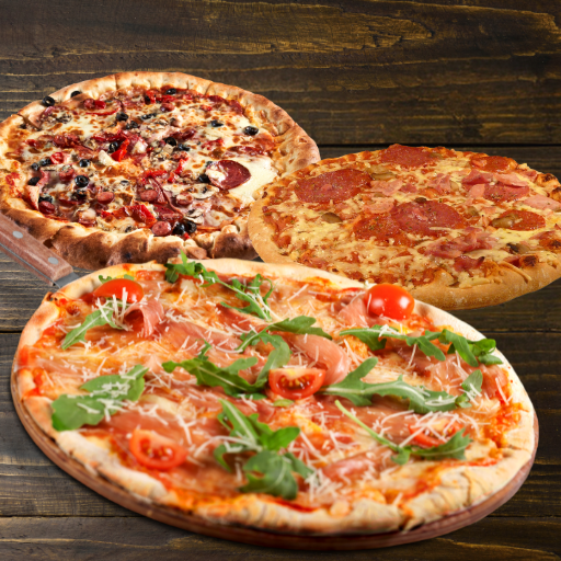 Buy 2 Any Pizza & Get 1 Free.