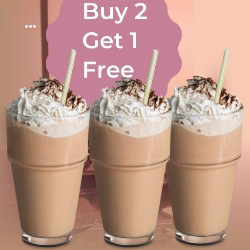 Buy 2  Regular Shake & Get 1 Shake Free