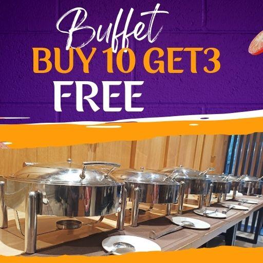 Unlimited Buffet Offer: Buy Minimum 10 Buffet & Get 3 Buffet Free