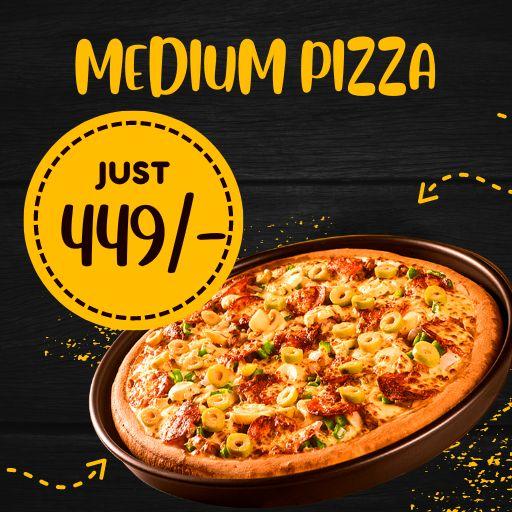 Buy 1  Large Pizza @ Just449/- only