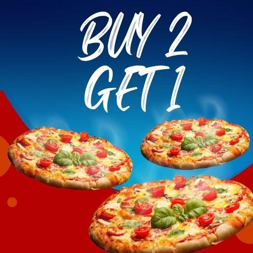 AMERICAN TOUCH PIZZA : Buy 2 Pizza &  Get 1 Pizza Free.