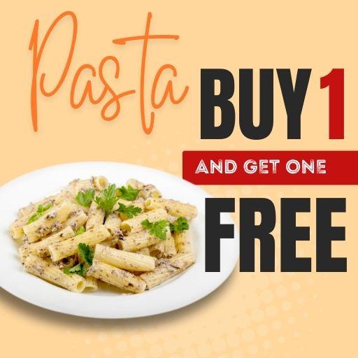 PIZZA / PASTA : Buy One & Get One Free.(Offer Not Valid on Saturday & Sunday)