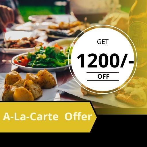 A-LA-CRATE : Flat 1200/- Off on 5000/- & Above Billing