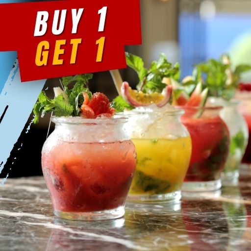 BEVERAGE : BUY 1 & GET 1 FREE