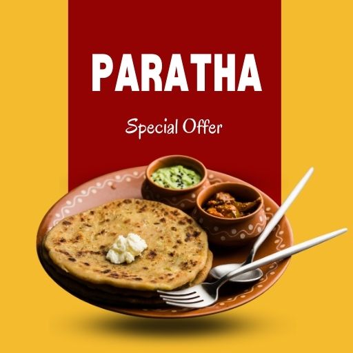 Buy 1 Any Paratha & Get 50% Off on 2nd Paratha