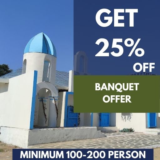 Get 25% off on Banquet Booking (minimum 100 -200 Person)