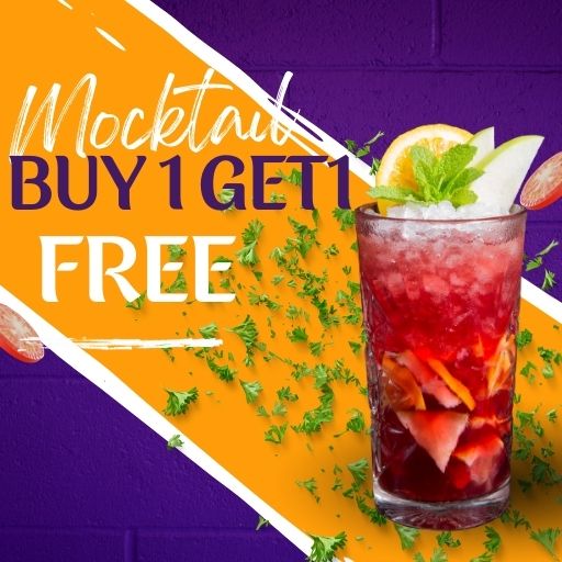 Buy 1 Mocktail & Get 1 Free