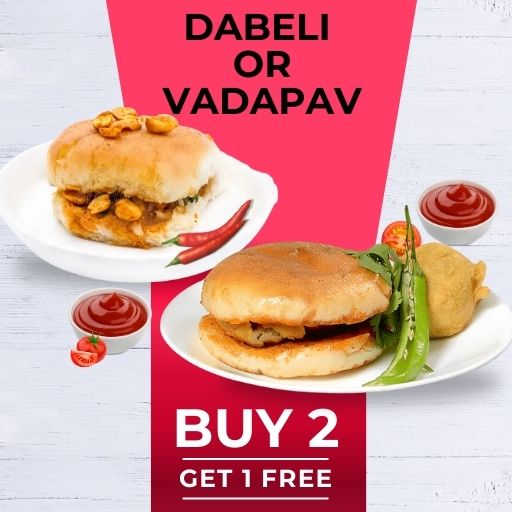 DABELI / VADAPAV  BUTTER : BUY 2 & GET 1 FREE