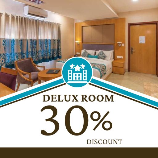 (EP/CP Plan) 30% Off on Deluxe Room Single Bed Which Price is 2600/-