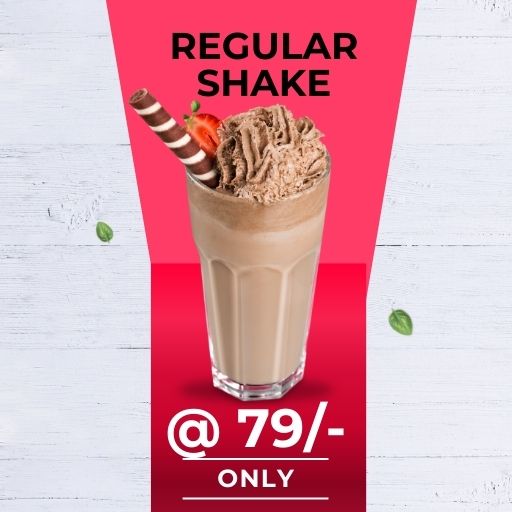 Any Regular Shake @ Just 79/- Only