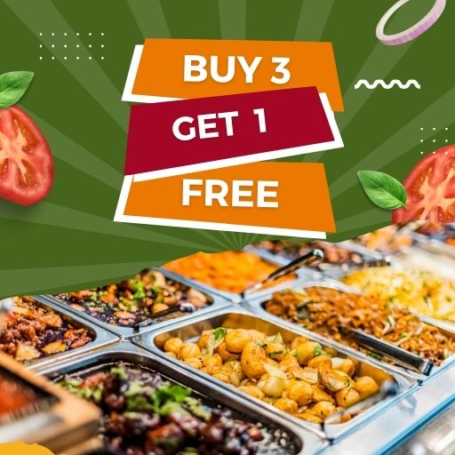 UNLIMITED BUFFET OFFER : Buy 3 & get 1 Free.