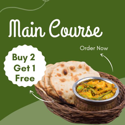 MAIN COURSE : Buy 2 & Get 1 Free