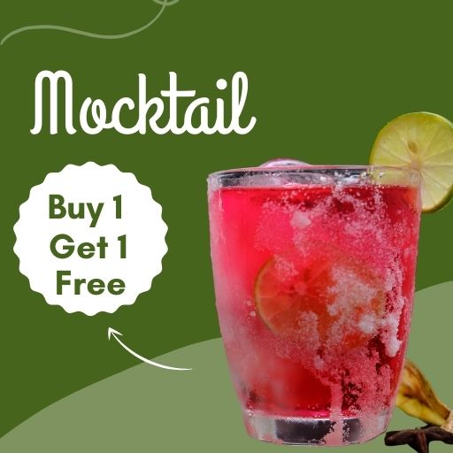 MOCKTAIL : Buy 1 & Get 1 Free.