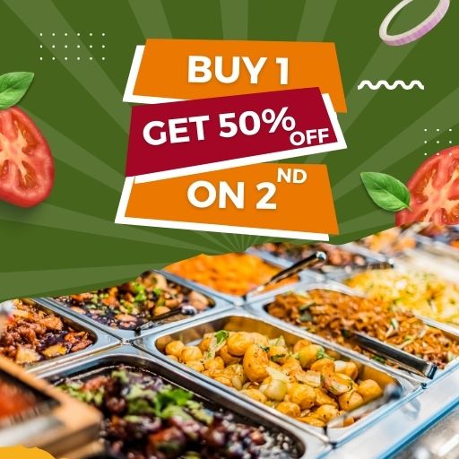 UNLIMITED BUFFET OFFER : Buy 1 & Get 50% Off on 2nd