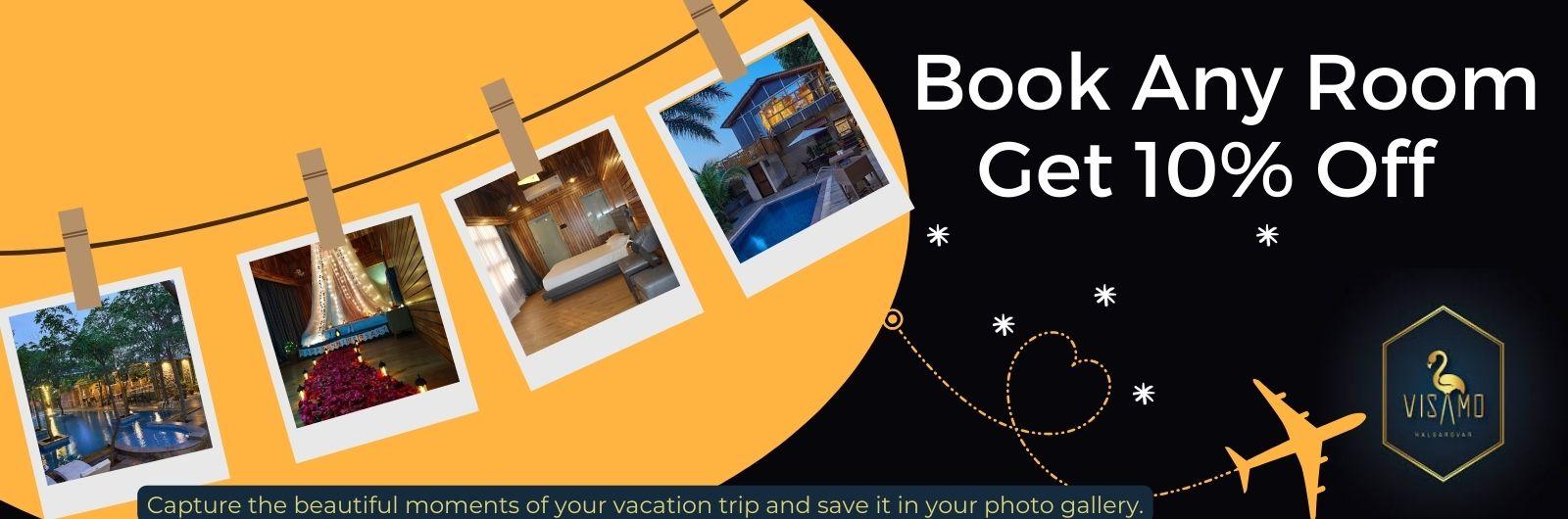 Get 10% Off on Any Room Book