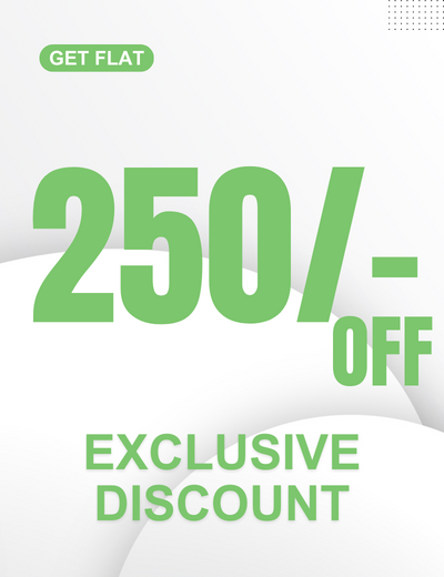 Get 250/- Off