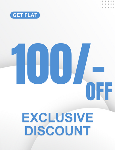 Get 100/- Off