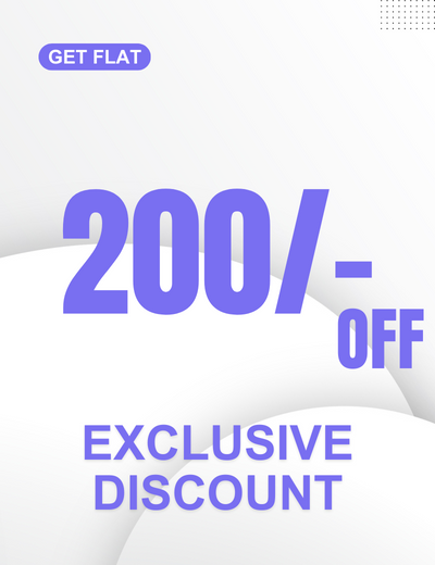 Get 200/- Off