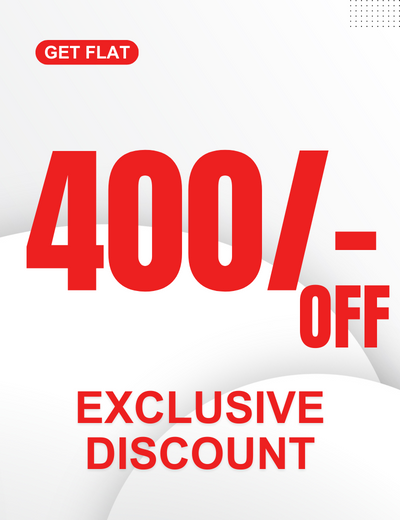 Get 400/- Off