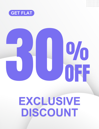 Flat 30% Off