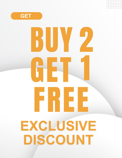 Buy 2 get 1 Free