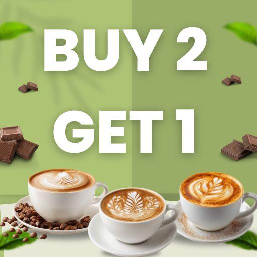 Coffee : Buy 2 & Get 1 Free
