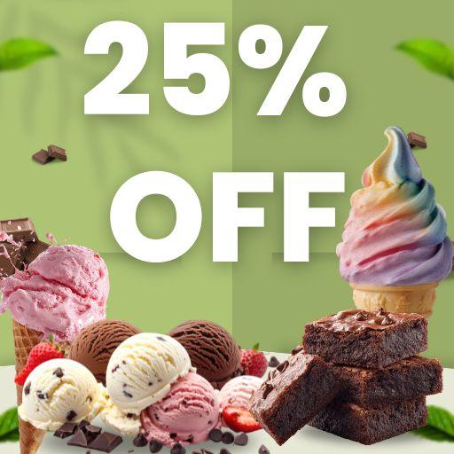 Flat 25% off on Total Bill Amount