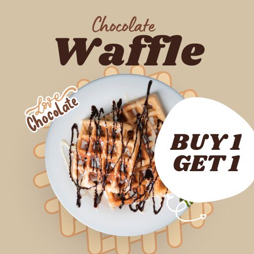 Waffle Offer : Buy 1 & Get 1 Free
