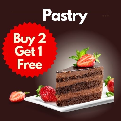 Pastry: Buy 2 & Get 1 Free