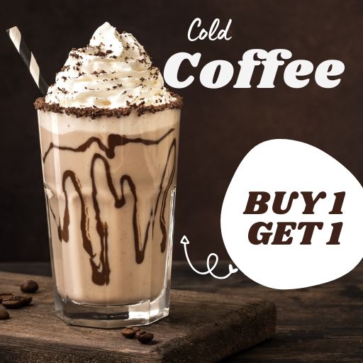 Cold Coffee Offer : Buy 1 & Get 1 Free