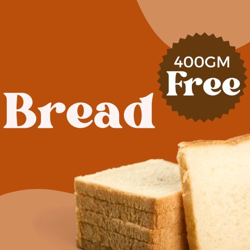 Buy 500gm and Above Cake & Get 400gm Bread Free