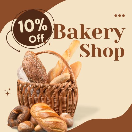 Flat 10% off on Any Bakery Packed Product (Khari, Toast, Bread, Cookies, Cream Roll, Etc..)