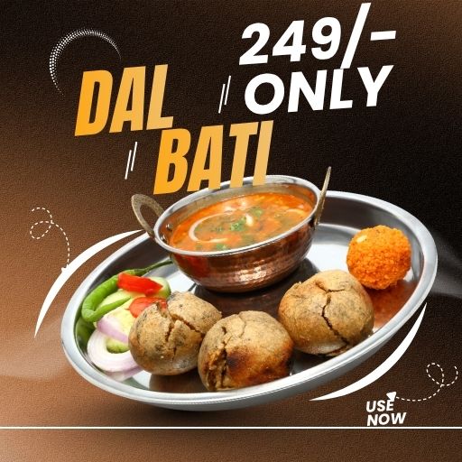 Get Dalbati Thali @ Just 249/- Only