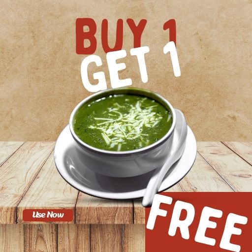 SOUP : Buy 1 Get 1 Free
