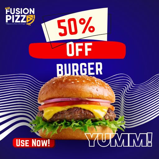 BB Fusion Category Burger : Flat 50% off
