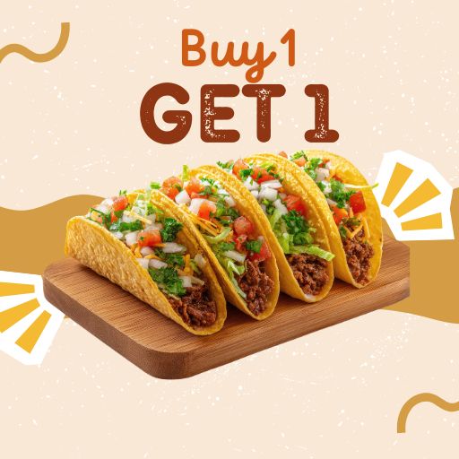 Non.Veg Tacos ( Chicken Indori / Chicken Chilly) : Buy 1 & get 1 Free
