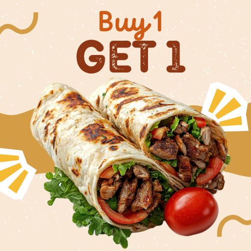 Non. Veg.Wrap ( Chicken Cheese / Chicken Chipotle ) : Buy 1 & Get 1 Free