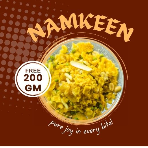 Buy 1kg Sweet & Get 200gm Namkeen Free