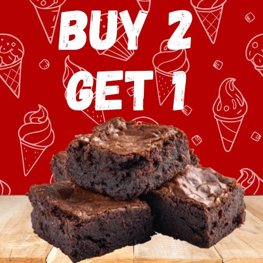 Brownie : Buy 2 &  Get 1 Free