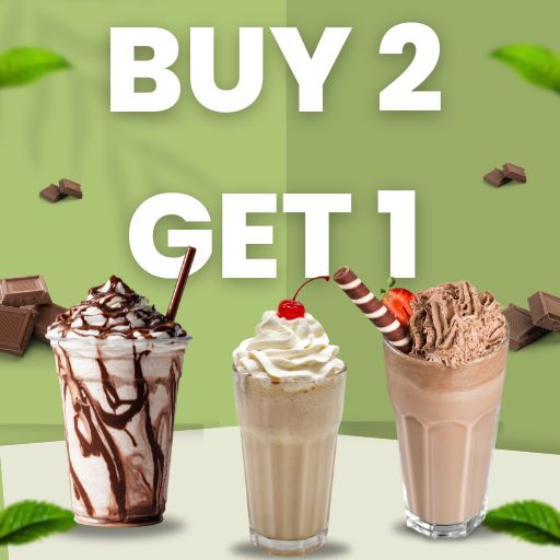 Shake : Buy 1 & Get 1 Free