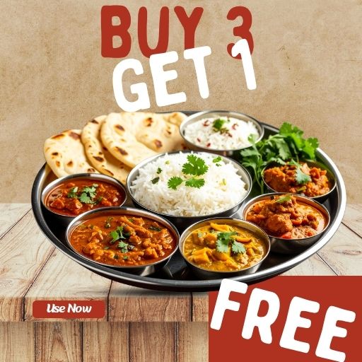 Take Away Offer: Buy 3 Fix Lunch & Get 1 Free