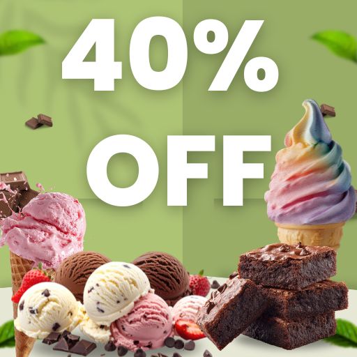 Flat 40% off on Total Bill Amount