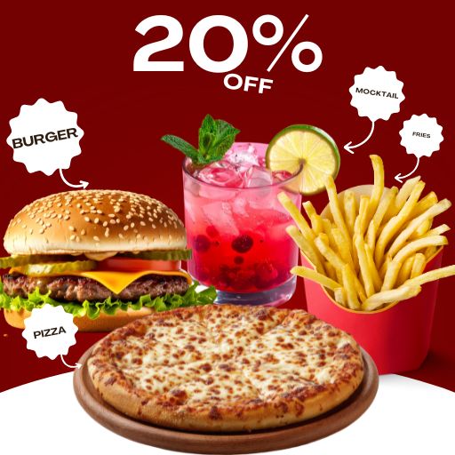 A-La-Carte Offer:  20% off on 1000/- and Above Bill Amount