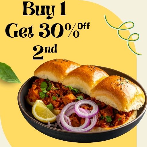Buy 1 Sp. Ganesha Bhaji Pav & Get 30% off on 2nd