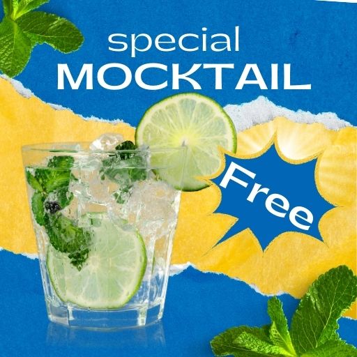 Mocktail Free: Buy Any Chinese Dish From Menu & Get 1 Mocktail Free