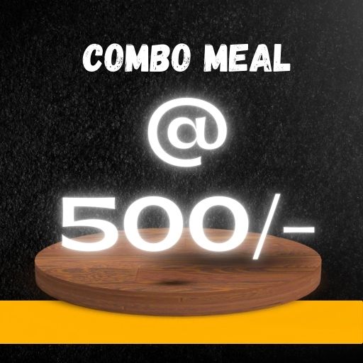 Combo @ 500/- : Sizzler + 8" inch Pizza