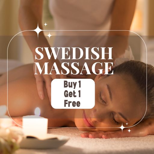 60 Min. Swedish Massage: Buy 1 & Get 1 Free