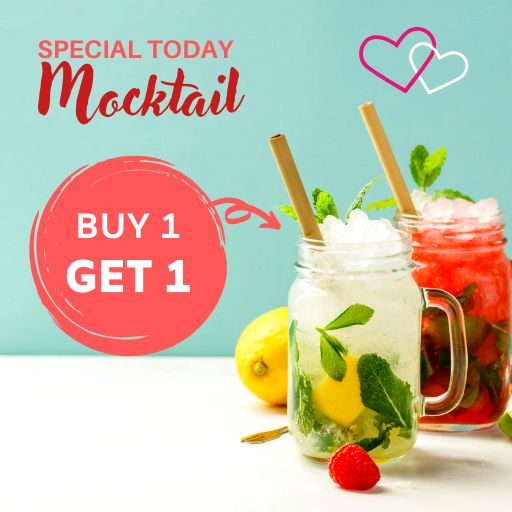 MOCKTAILS : Buy 1 & Get 1 Free