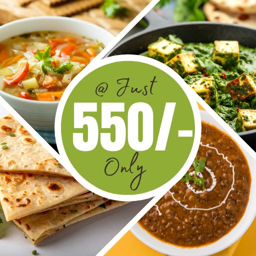 Unlimiteed Dinner for 3 Person @ just 550/- only